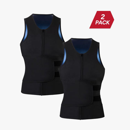 Sauna Sports Vest Suit Top