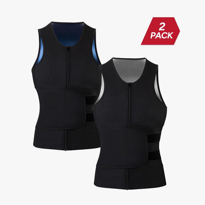 Sauna Sports Vest Suit Top
