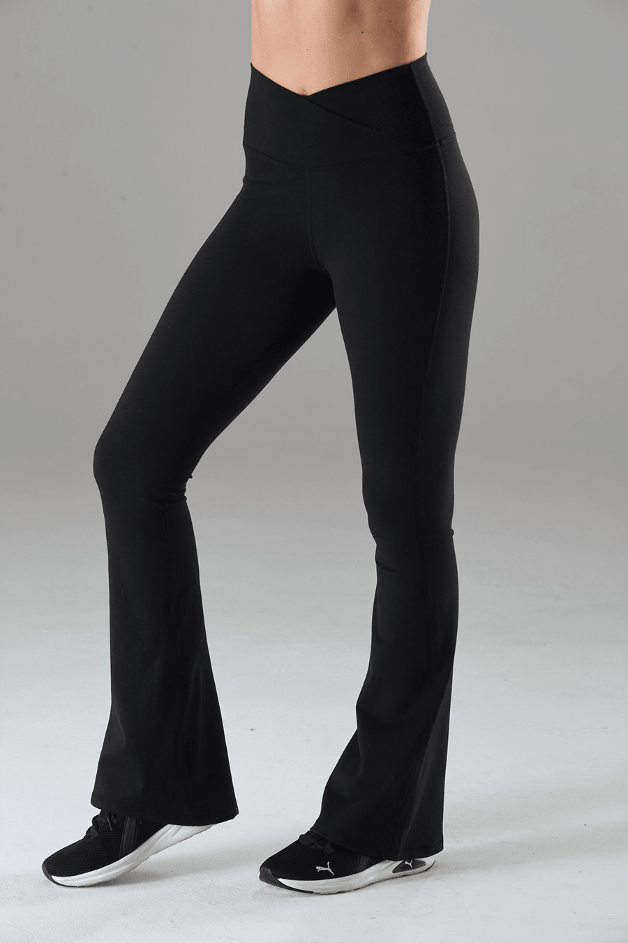 Lily V-Waist Mini-Flare Pant-3